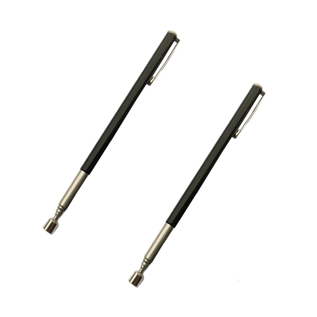 

2Pcs Portable Telescopic Magnetic Pick Up Rod Tool Stick Extending Magnet чёрный