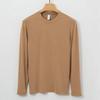 Herren High-End Thermoshirt mit Rundhalsausschnitt aus Wolle und Seide für Herbst und Winter