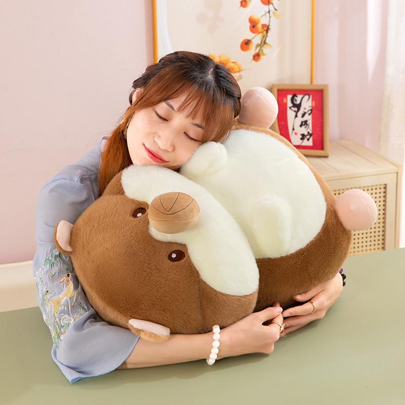 Groundhog plush toy cute little hamster doll doll Children's Day gift