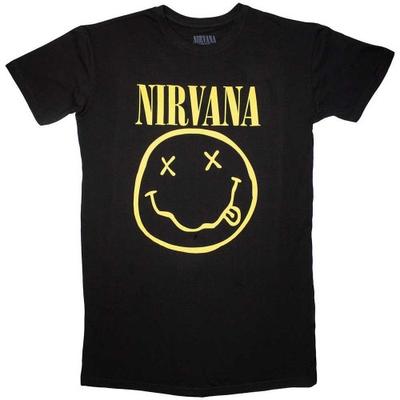 Gelbes Happy Face-T-Shirt für Damen/Damen