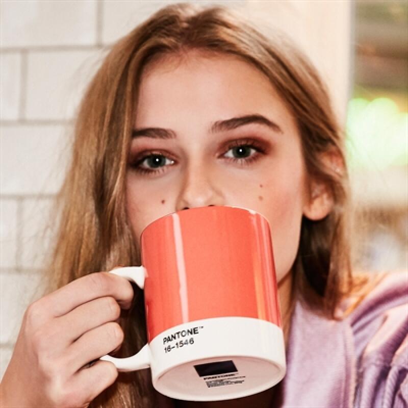 Pantone Tasse (Living Coral 16-1546 Farbe des Jahres 2019)