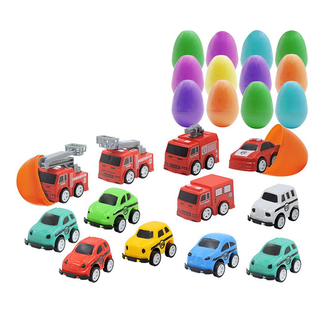 Newborn Objects Pack Of 12 Filled Easter Eggs Colourful Easter Eggs With Different Toys For Fun Easter Eggs For Easter Party