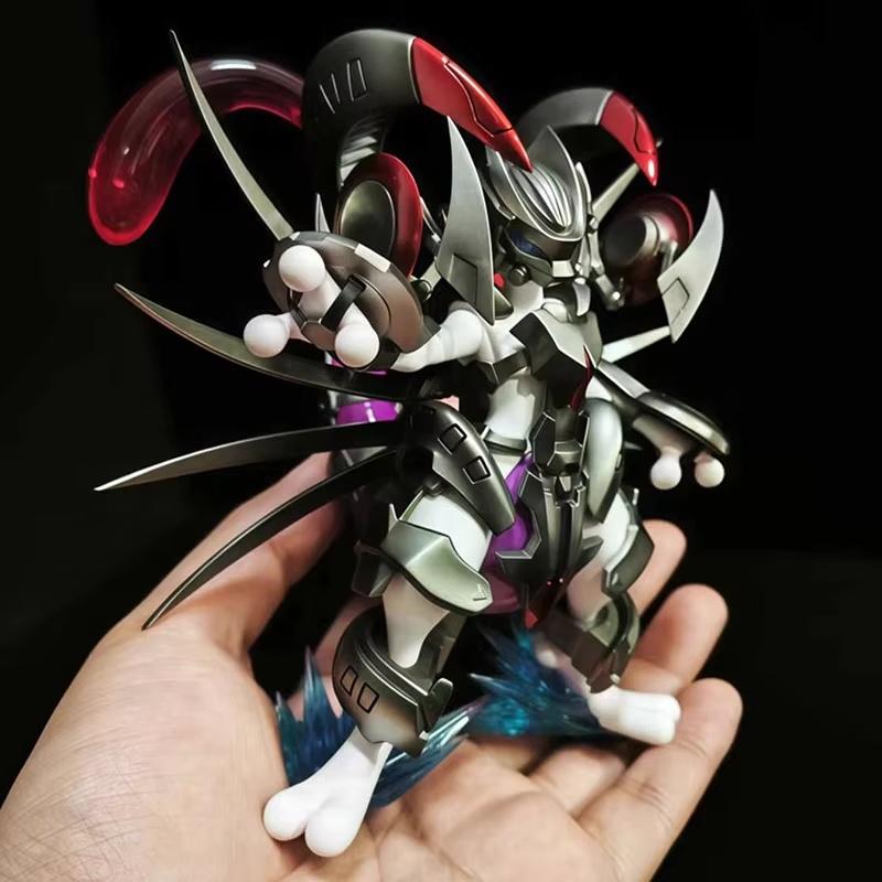 In-Stock PokMon Armored Mewtwo Figure Bkm Anime Manga Merchandise Static Statue Model Trendy Toy Chassis Ornament Collect Gift