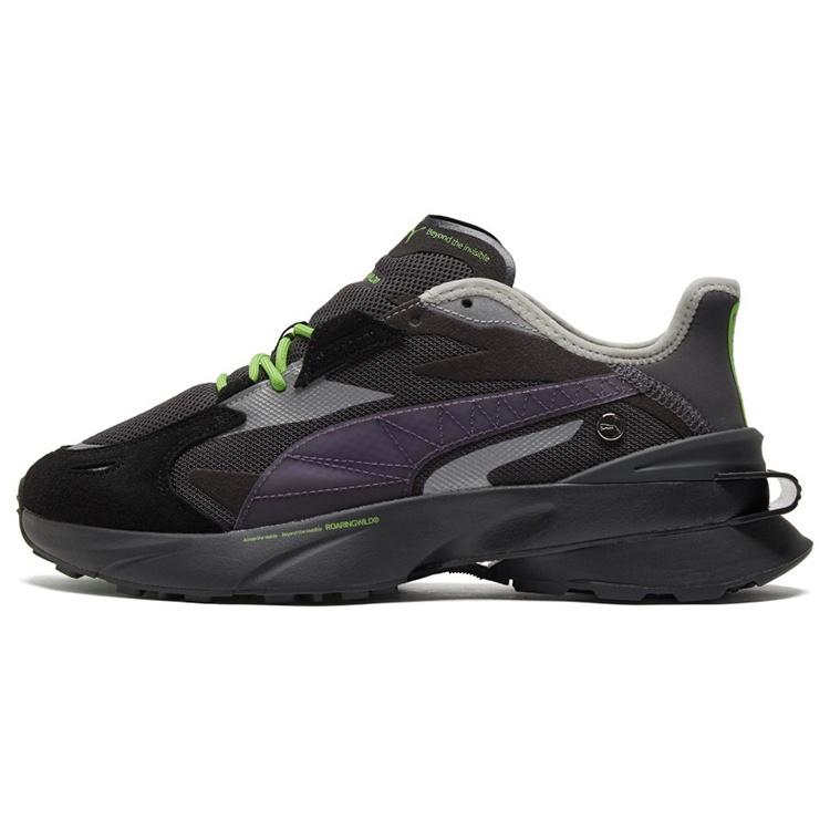 ROARINGWILD x PUMA Unisex Pwrframe Op-1 Sports Shoes Black  Blue  Men s 382110-01 EU 35.5