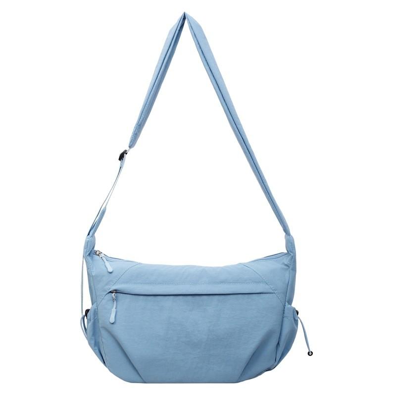 Simple Nylon Travel Shoulder Bag With Inner Phone Pocket For Womens Leisure