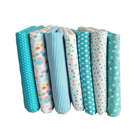 7 Stück 25 cm x 25 cm Blumendruck DIY Patchwork Baumwollstoff Nähen Quilten Tuch