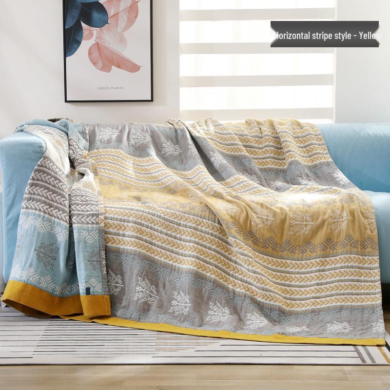 Five-Layer Gauze Summer Blanket: Thin, Cool, and Perfect for Naps