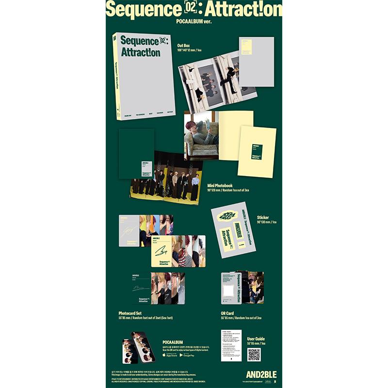 [Pre-order] AND2BLE -  2ND MINI ALBUM  [Sequence 02: Attraction] POCAALBUM ver.(Online Benefit)