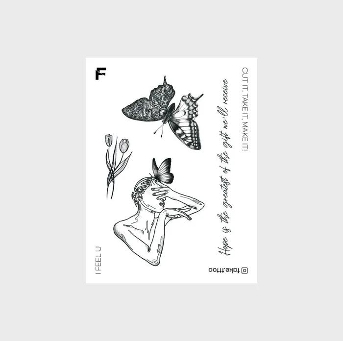 

Прозрачные тату-наклейки