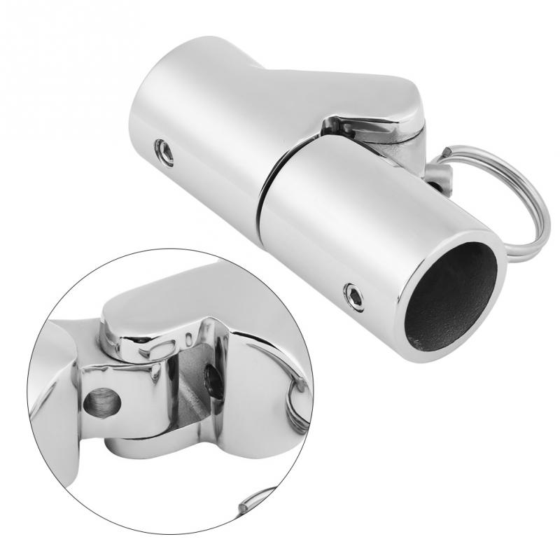 1Pcs Marine Stainless Steel Folding Swivel Coupling Tube Pipe Connector Boat Hardware Fitting New Arrive Boat