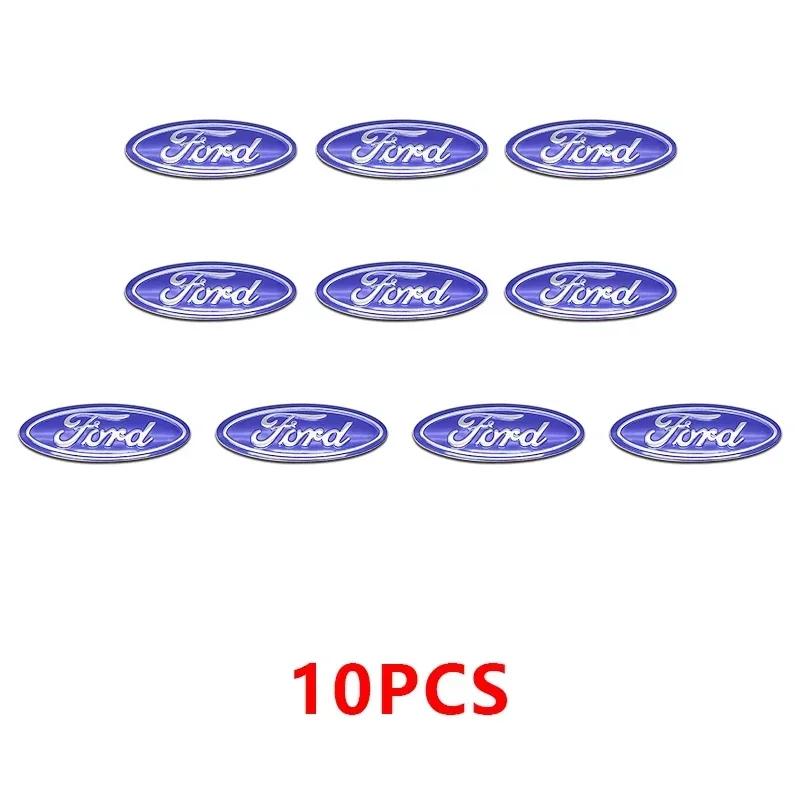 Car Sticker 2026 For Ford 21MM Ford Logo Car Remote Key Exquisite Emblem Sticker For Ford F150 Focus Ranger Fiesta Transit Musta
