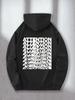 Front and Back Printed Soft for Street Style and Home Design250g Heavyweight Pullover with Pocket Adjustable Drawstring for Unisex