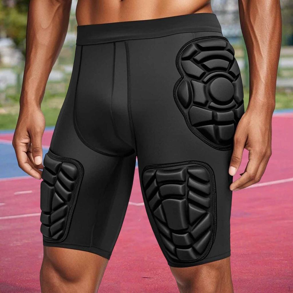 3D Hip And Buttock Crash Pad Protection, Protector, Gear, Compression Slider Shorts for Skating,