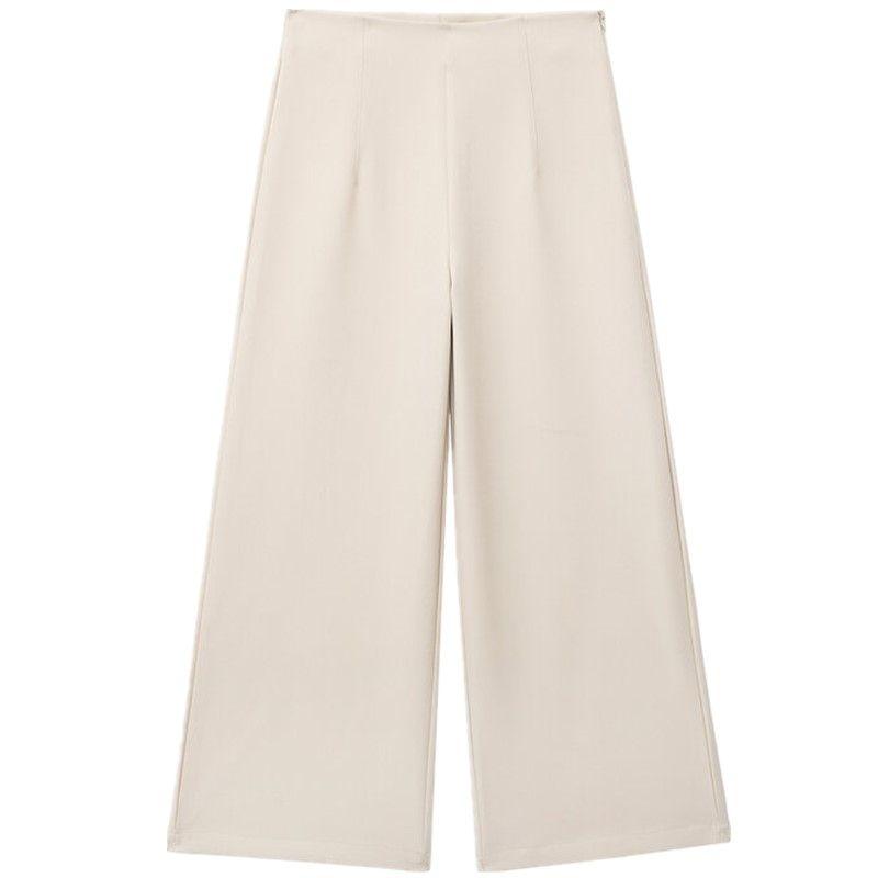 Fashion Style 2024 Spring/Summer New Arrival Women's Clothing High Waist Stylish All-Matching Wide Leg Cropped Pants 2731085 806