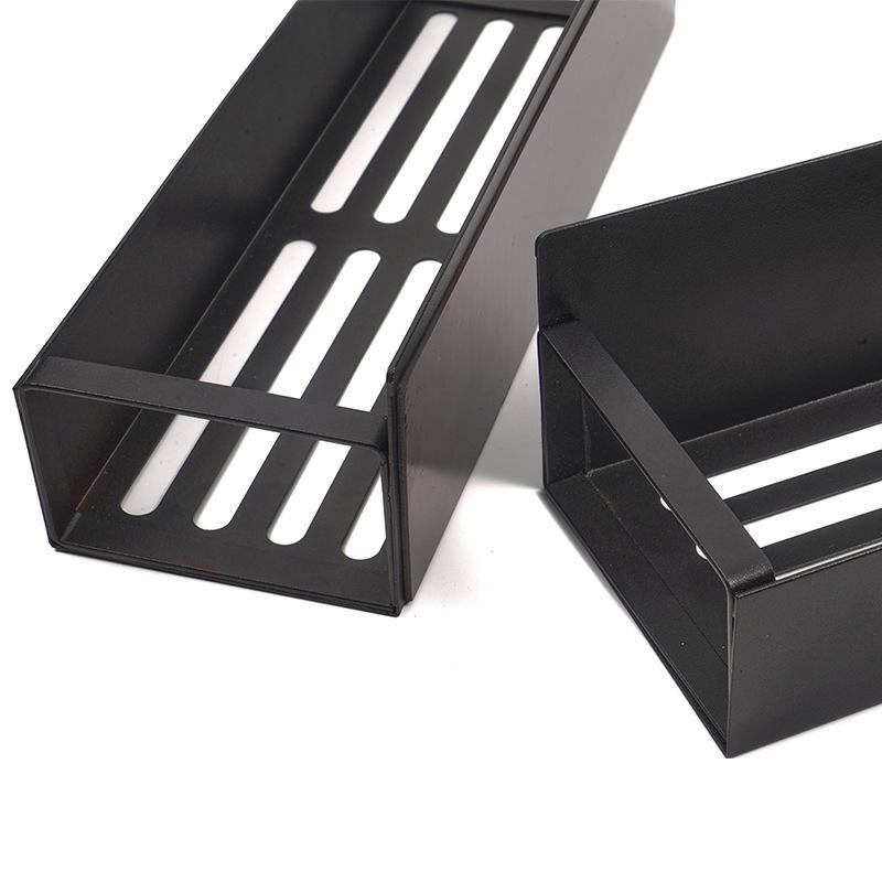 Magnetischer Kühlschrank-Organizer - Bohrfreies, seitlich montiertes Gewürzregal, Verstellbare Küchenaufbewahrung mit Haken für Gewürze & Utensilien