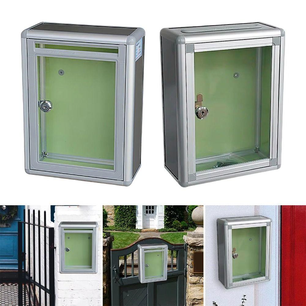 Secure Locking Ballot Box Aluminium Zinc Zinc Alloy Complaint Box Collection Box Newspaper Box  Tree