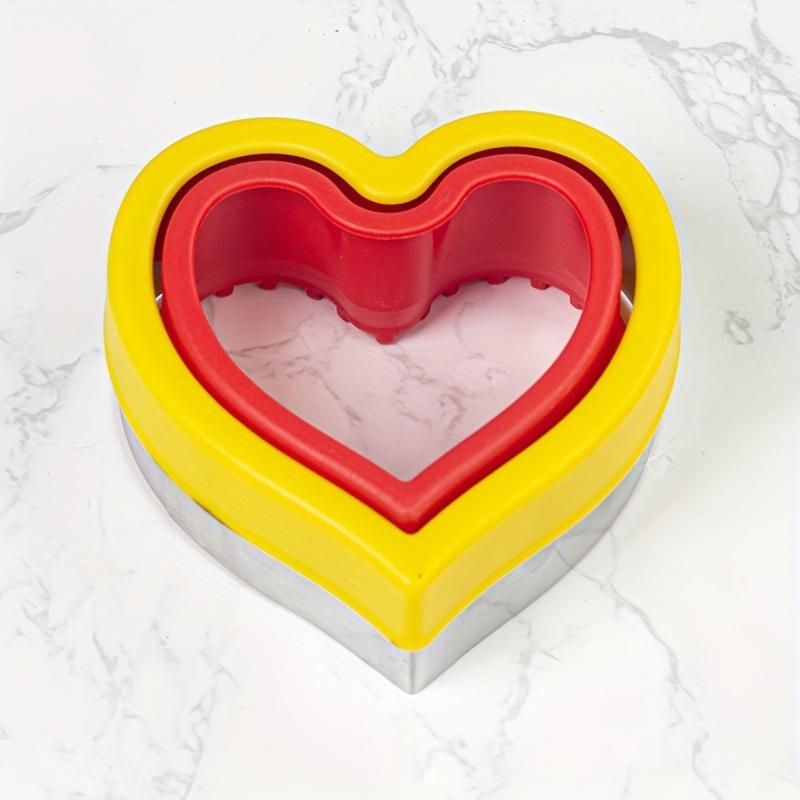 Stainless Steel Sandwich Cutting Mold with Hand Guard Multi-purpose Toast Fruit Cutter Mould for Lunch Box Decor Baking Tools