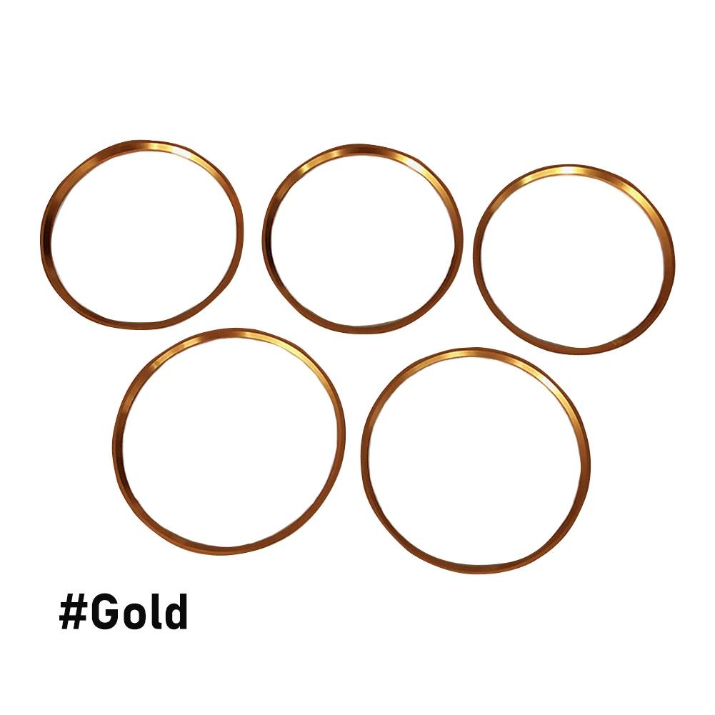 5Pcs/Set Car Air Conditioner Vent Outlet Ring Trim Decor for Mercedes Benz A B GLA CLA Class W176 W246 C117 X156 AMG 2012-2018