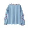 Spring and Autumn Women's Plus Size Shirt Fashion Casual Clash of Colours Checkered Shirt