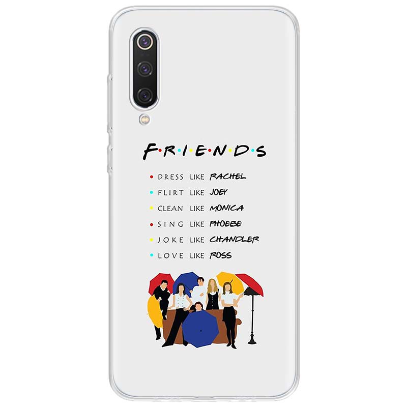 Friends TV Show Series Sitcom Phone Case For Xiaomi Redmi Note 10 11 12 13 14 15 Pro Plus 11S 12S 14S 11T 11E 10S Soft TPU Back