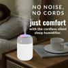 USB Humidifier Atomizer Aroma Oil Diffuser Mute 220 Ml Air Humidifier with Night Lamp for Car Bedroom Cool Mist Sprayer