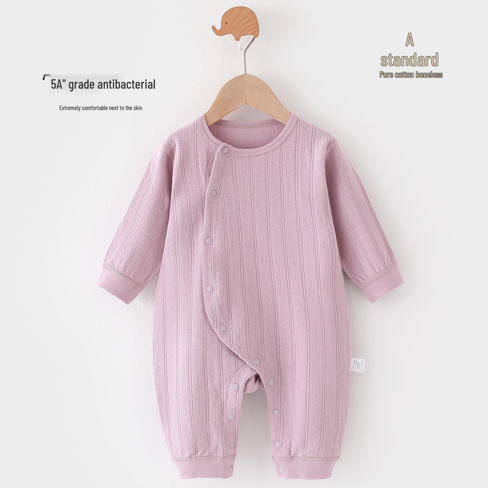 

Pure Cotton Baby Romper: Newborn Crawling Suit for All Seasons 80 cm