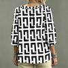 Women's Casual Plaid V-Neck Ruffle Blouse with Tie Neck