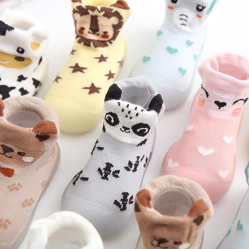 Socken-Schuhe für Jungen und Mädchen - Indoor Weichsohlige Anti-Rutsch-Schuhe
