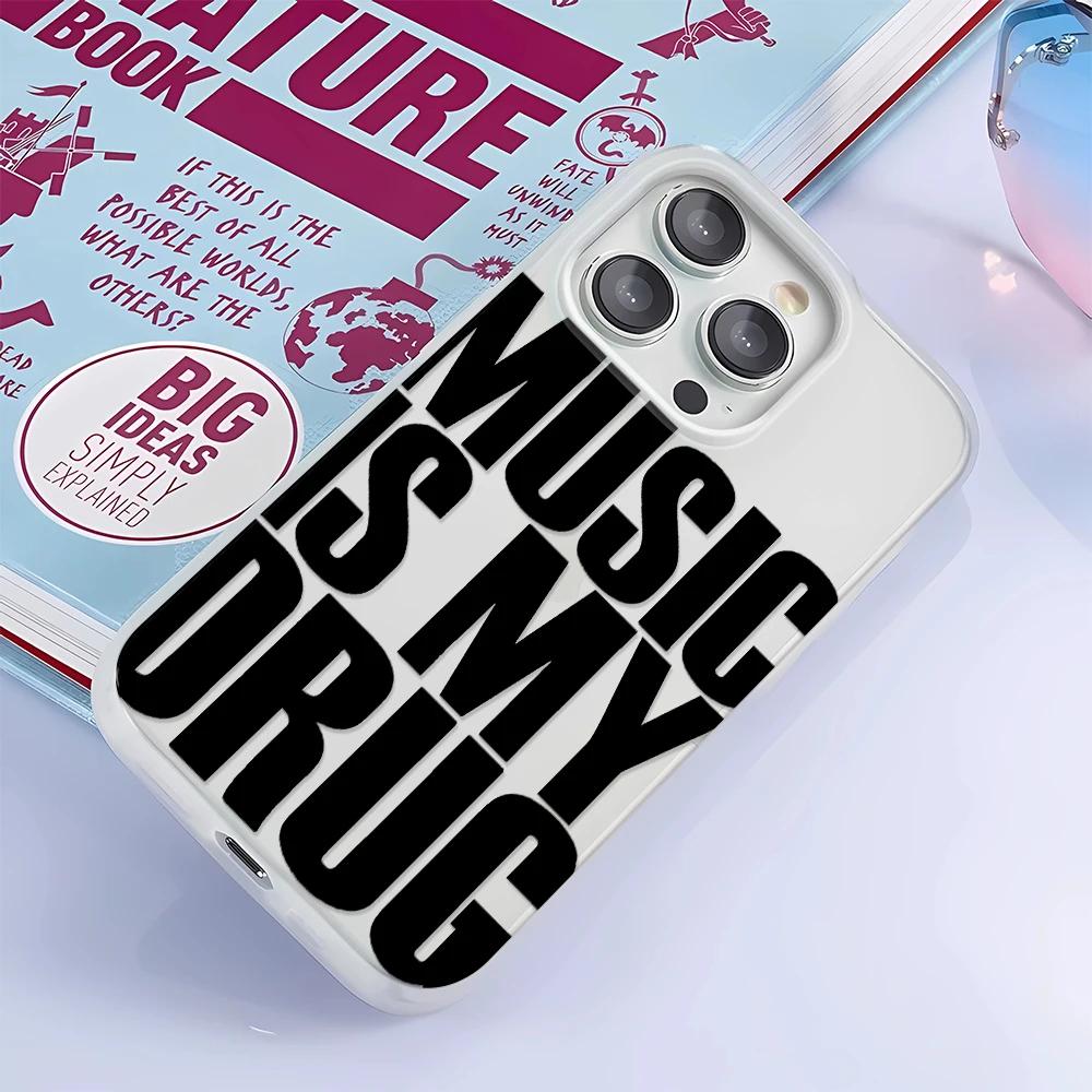 ILove Music Art Phone Case For iPhone 13 CaseiPhone 17 15 12 14 11 16 Pro Max 12 13 XR XSShockproof Clear Cover Soft Funda Case