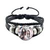 Heaven Official’s Blessing Leather Bangle Bracelet  Hua Cheng Xie Lian Anime Tian Guan Ci Fu Jewelry Gift Bracelets Gifts To Fan