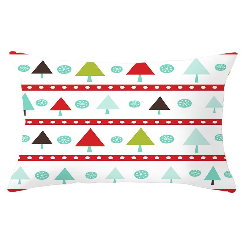

Серия Мультяшный Принт Рождественская Наволочка на Поясничную Подушку из Персиковой Кожи Нордическая Прямоугольная Накидка на Подушку для Дивана Наволочка для Декоративной Подушки 30 * 50Cm (excluding pillow core)