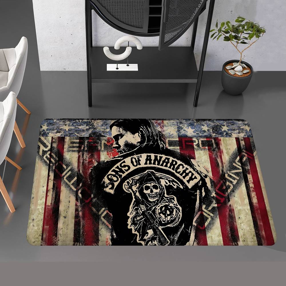 Crime Sons Of Anarchy TV Entrance Door Mat Nordic Style Home Doormat Bathroom-Toilet Mats Bedroom Hotel Decor Mat