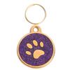 Free Custom Dog Id Name Tag Personalized Pet Dog Tags Anti-Lost Cat Tags Pet Paw Glitter Pendant Chihuahua Collar Accessories