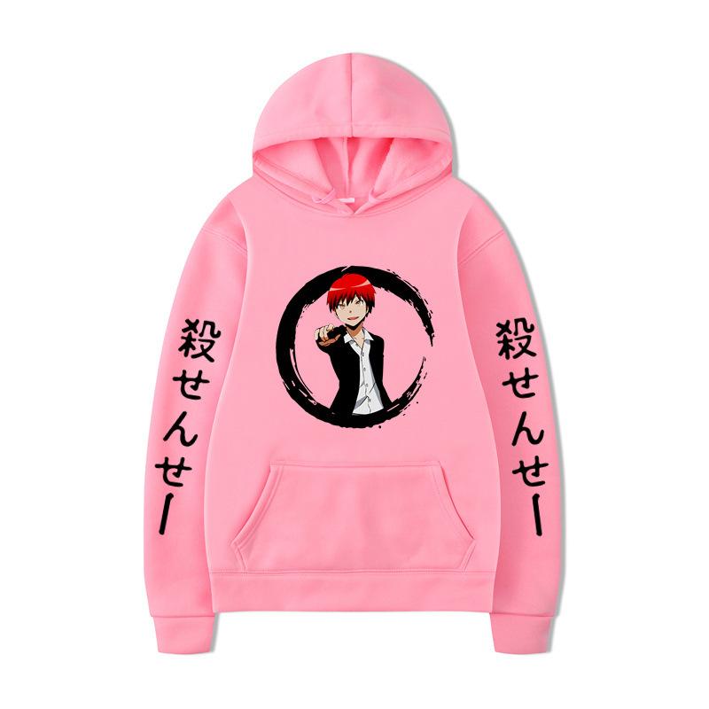 Japanese Anime Hoodies Print Fashion Sweatshirt Hip Hop Casual Unisex Autumn Winter Fleece Streetwear Tops