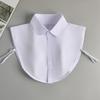 Women‘s White Pointed Fake Collar – Detachable Lace ShirBreathable & Wrinkle Resistant – Perfect for Daily Office Party Layering