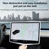 Für Tesla Modell 3 Y Silikon-Schutzverkleidung, zentrale Steuerung, Navigation, Displayschutzfolie, Rahmen, Autozubehör