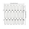 Pressure-Mounted Steel Barrier Lattice-Style Design, Metal pet door, for
