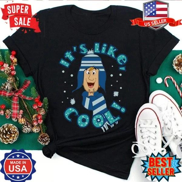 Scooby-Doo It s Like, Cool! Shaggy T-Shirt, Scooby-Doo Christmas T-Shirt, S-5XL S