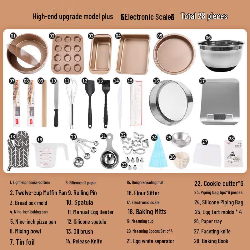 Beginner Home Baking Tool Set