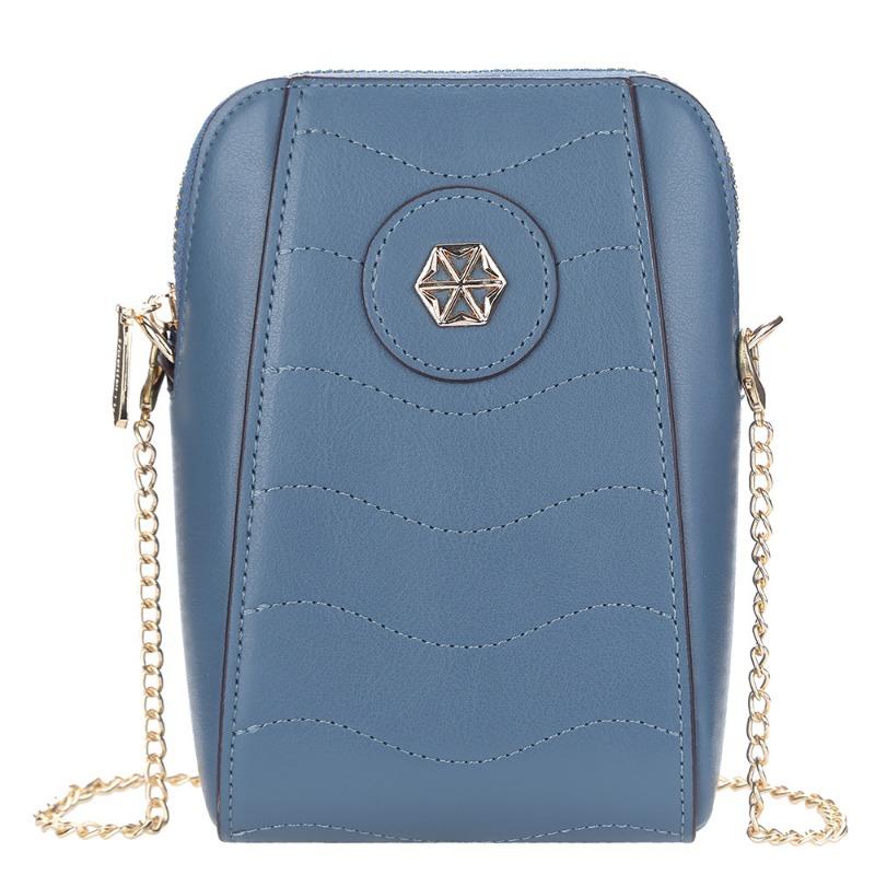 E New Mobile Phone Bag Female, Multi-color Large-capacity Shoulder Bag Fashionable Zipper Oblique Span Bag Female