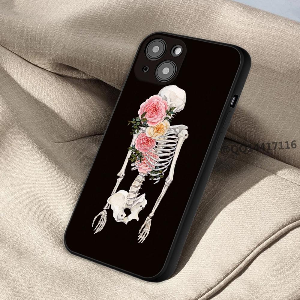 

Чехол для iPhone 13 с радиологическими органами человека, скелетом, черепом, для iphone 11 12 13 Mini Pro Max X XS 7 8 Plus XR SE2020, чехол iphone13 pro max