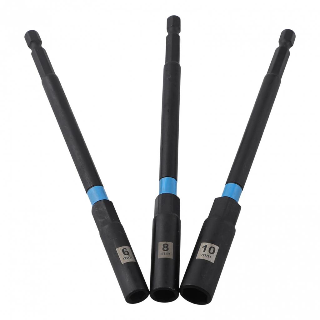 High Durability Hex Socket Wrench Adapter Set of Three Total Length 450mm