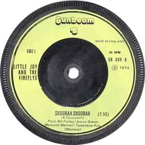 

7inch Record JOY MACK & THE FIREFLYS - Shoorah, Shoorah SB009 Sunbeam 1974 UK Reggae, Ska & Dub Used