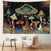 Colorful Eyes Mushroom Forest Tapestry Wall Hanging Hippie Tapiz Fantasy Abstract Art Bedroom Living Room Home Decor
