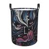 Disco Elysium Gaming Laundry Basket Collapsible Clothing Hamper Toys Organizer Storage Bins