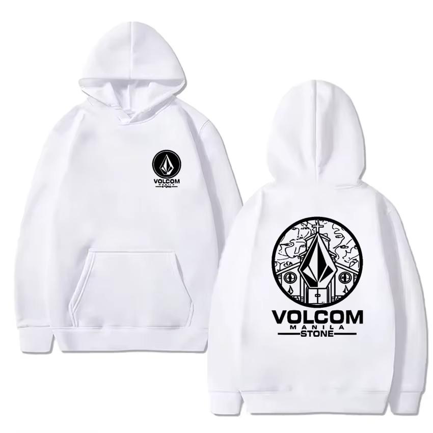 Volcom Unisexs Hoodie Longsleeved Sweatshirt Hiphop Fashion Casual Streetwear Street Outdoor Autumn and Winter Sportswear Unisex