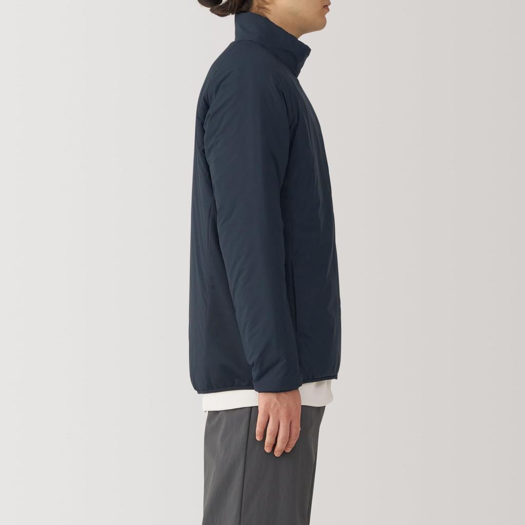 MUJI Washable Padded Active Size BI025A4A Men's Jacket, Black, XS,