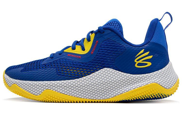 Under Armour Curry 3 Hovr Splash  Blue Yellow White  42.5
