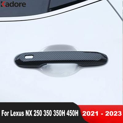 Für Lexus NX 250 350 350H 450H 2022 2023 Carbon Auto Seite Tür Türgriff Abdeckung Trim Griffe schüssel Tasse Abdeckungen
