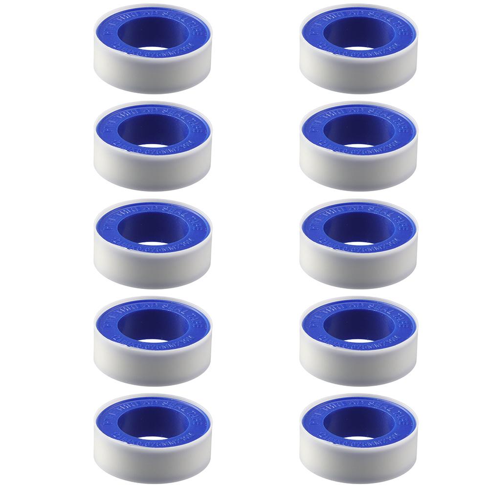 Duct Tape 12mmx10m Plumbers Tape White PTFE Tape Sealing Tape